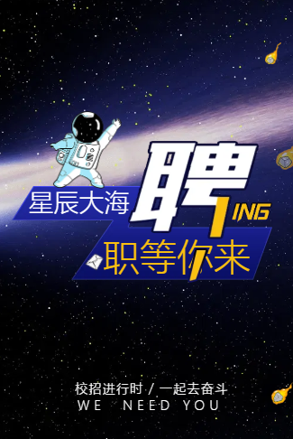 星空炫酷校园招聘企业招聘人才销售招聘