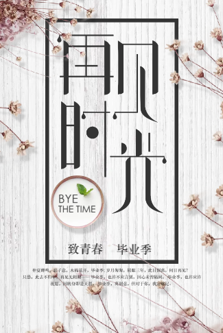 再见时光致青春毕业季纪念相册